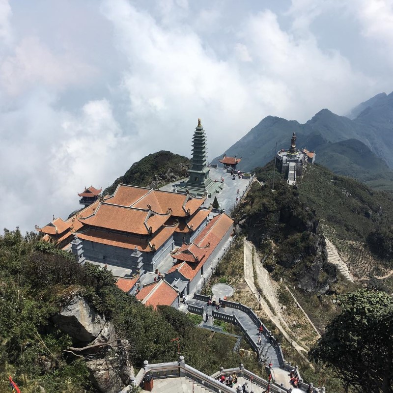 Day 3 - Lao Cai - Sapa trekking : Cat Cat village & Sin Chai village - Fansipan peak conquering by cable car