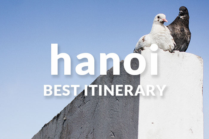 Hanoi itinerary