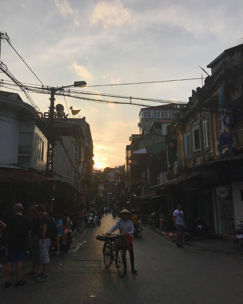 Sunset at Hanoi Old Quarter