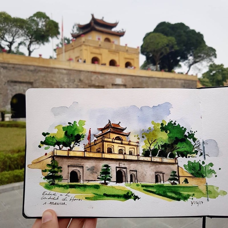 Thang Long imperial citadel in Hanoi- Cultural heritages recognized by UNESCO