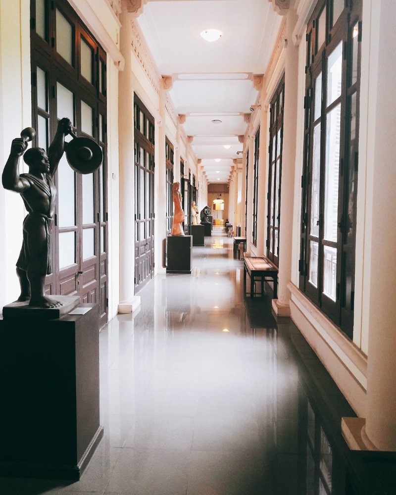 The hall of Vietnam Fine Arts Museum