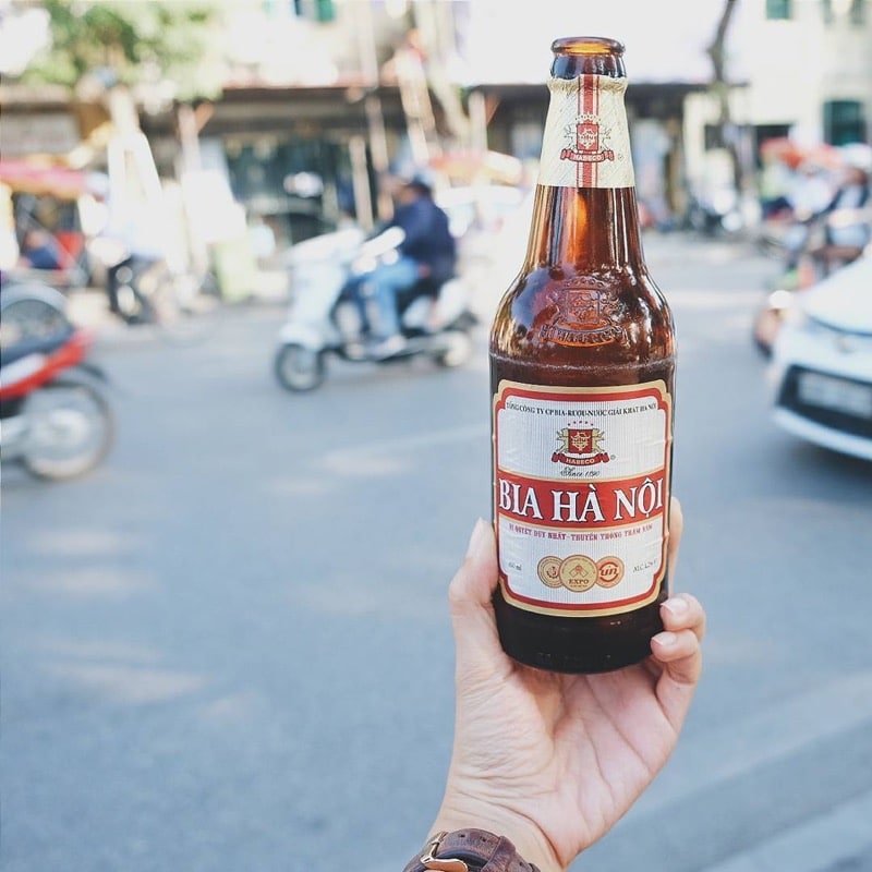 You can find Hanoi Beer in every street store, it’s just around 1 US$ for a bottle