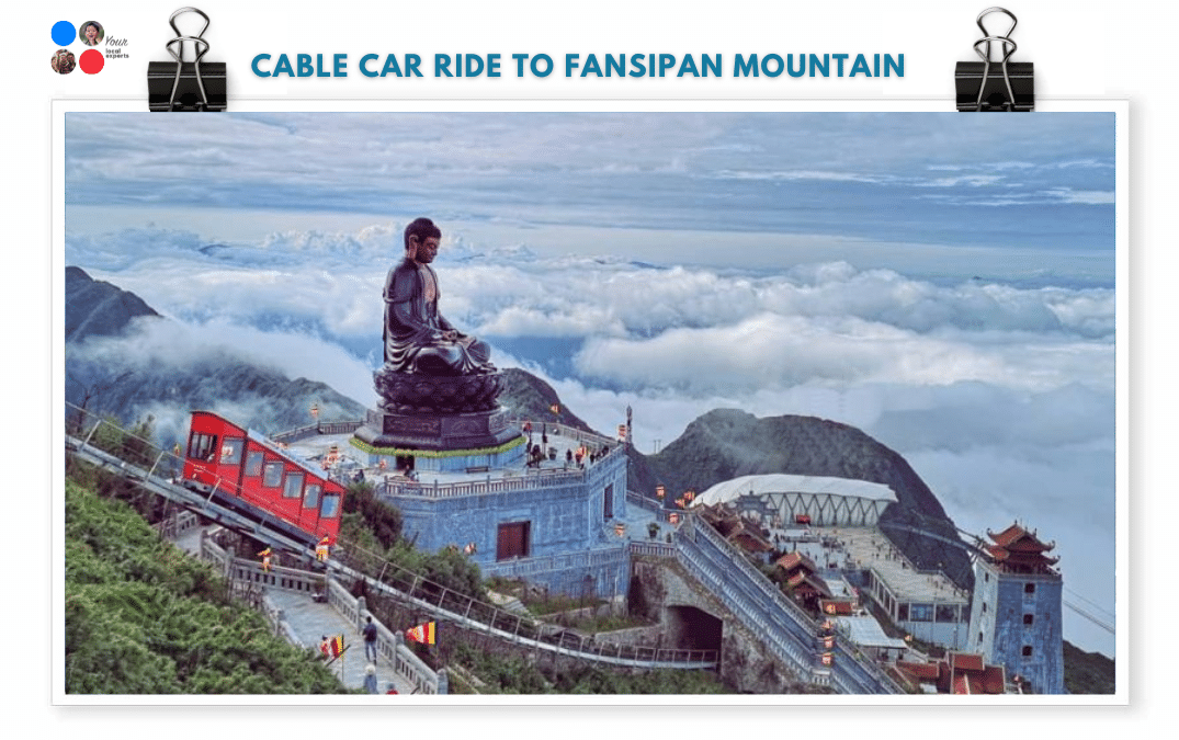 cable car ride to Fansipan Mountain
